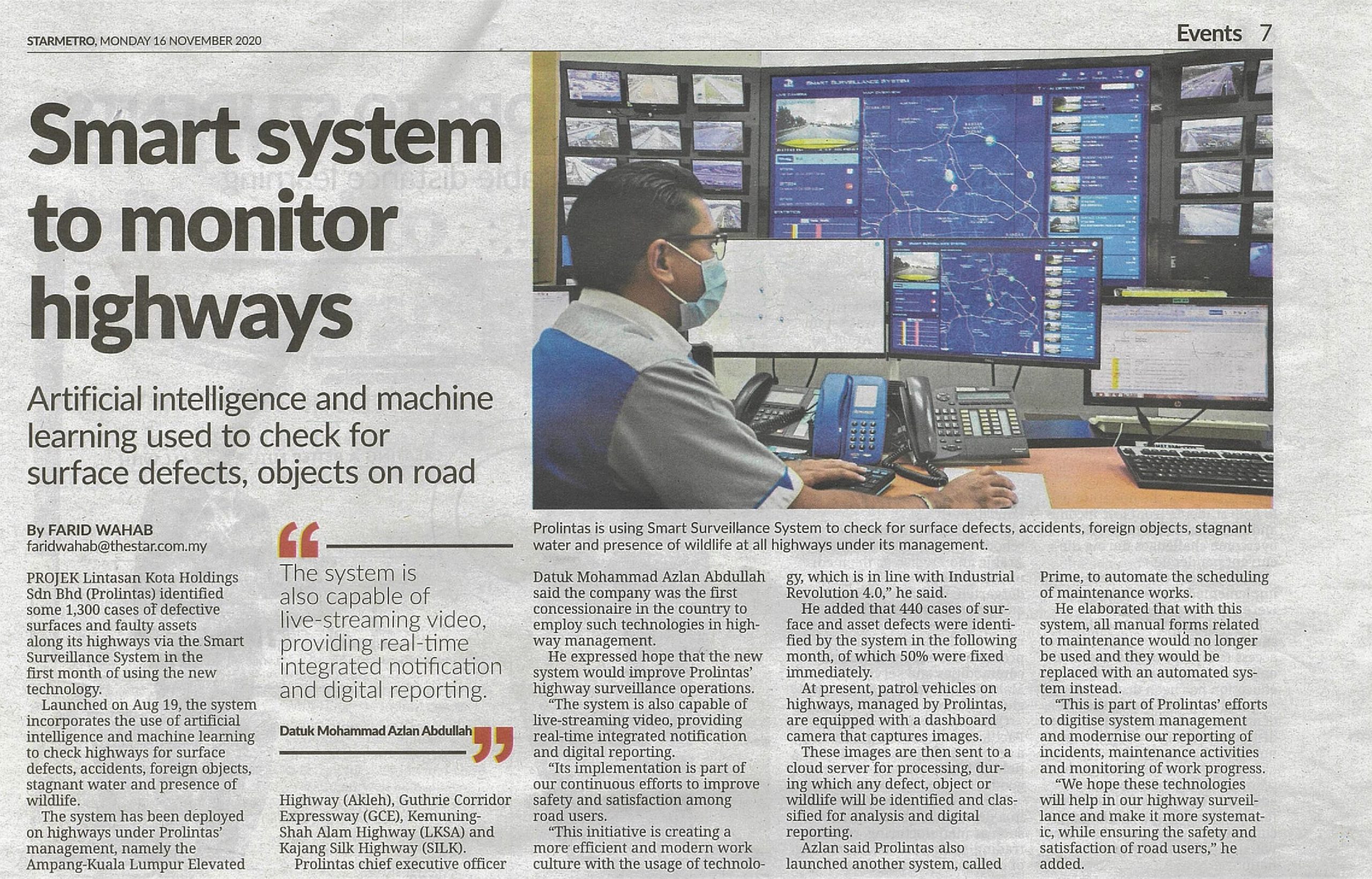 The Star – Smart System To Monitor Highway