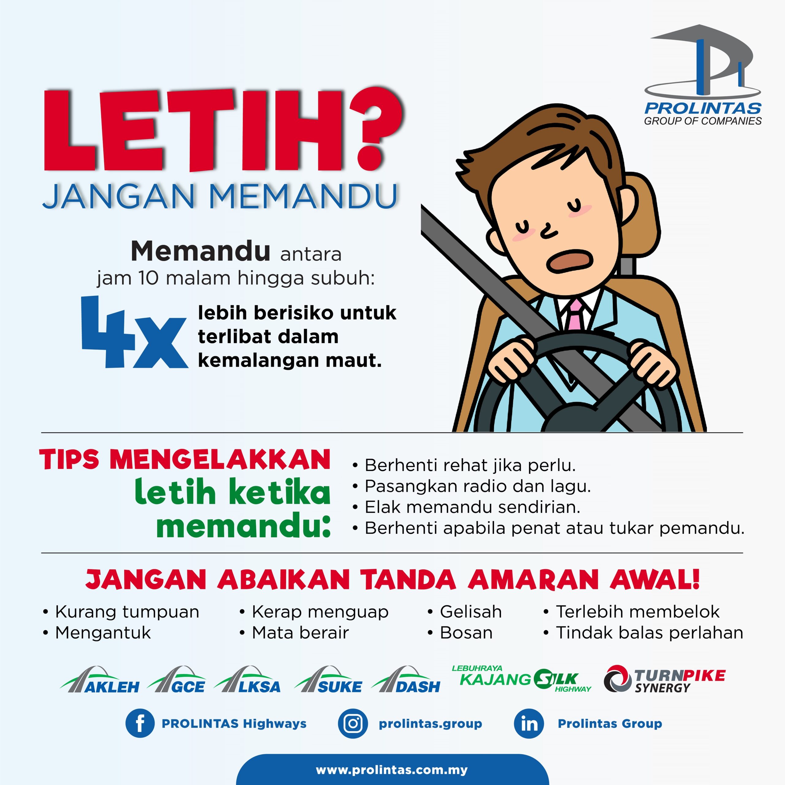 Letih? Jangan Memandu