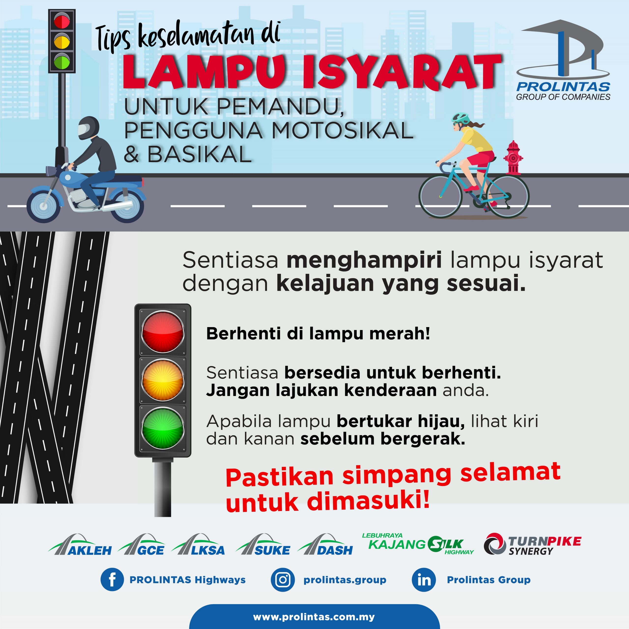 Tips Keselamatan di Lampu Isyarat