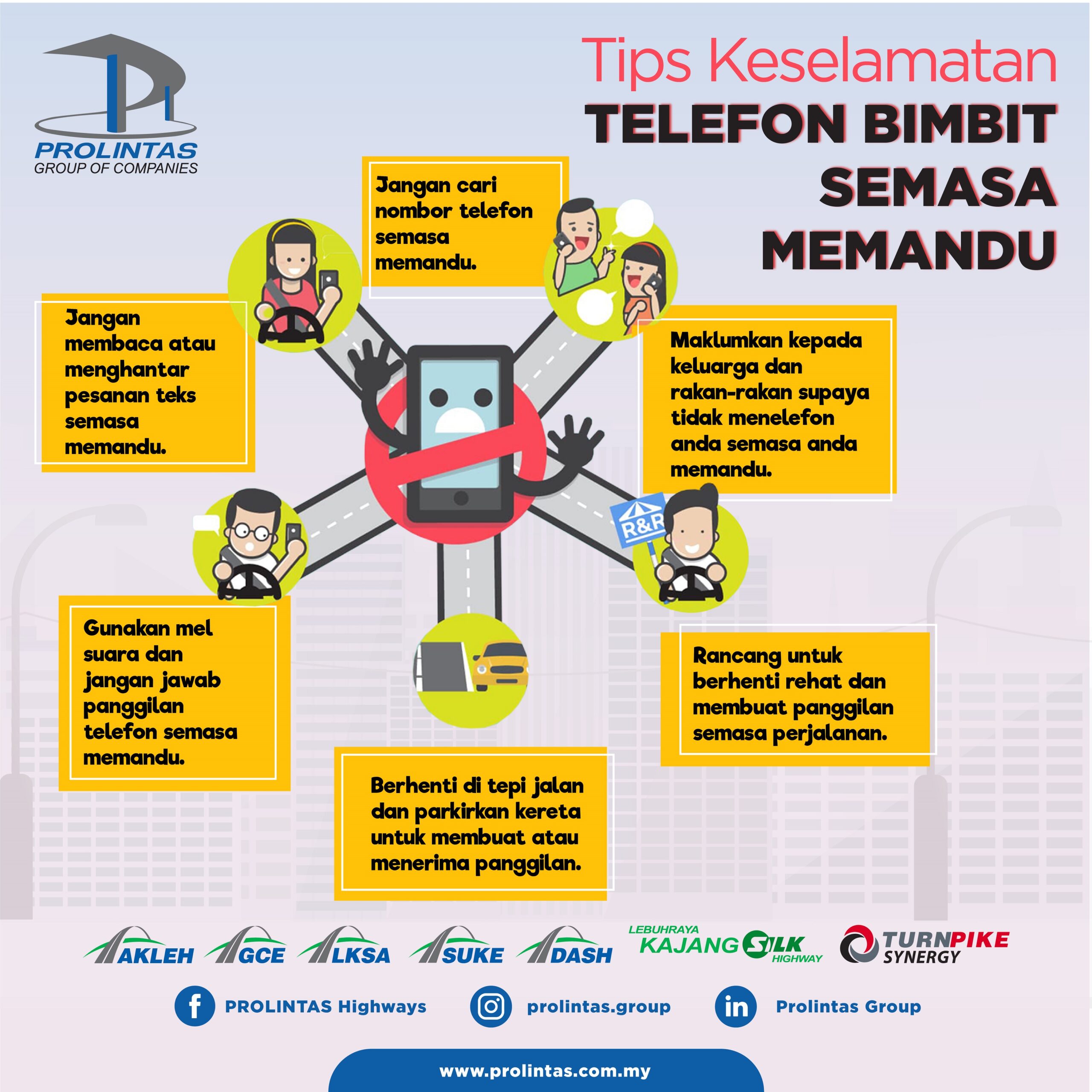 Tips Keselamatan: Telefon Bimbit Semasa Memandu