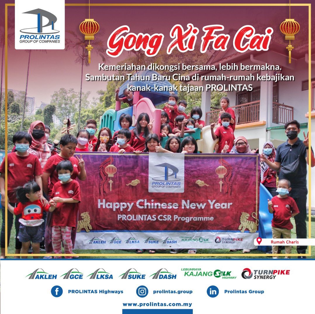 PROLINTAS meraikan sambutan Tahun Baru Cina bersama komuniti