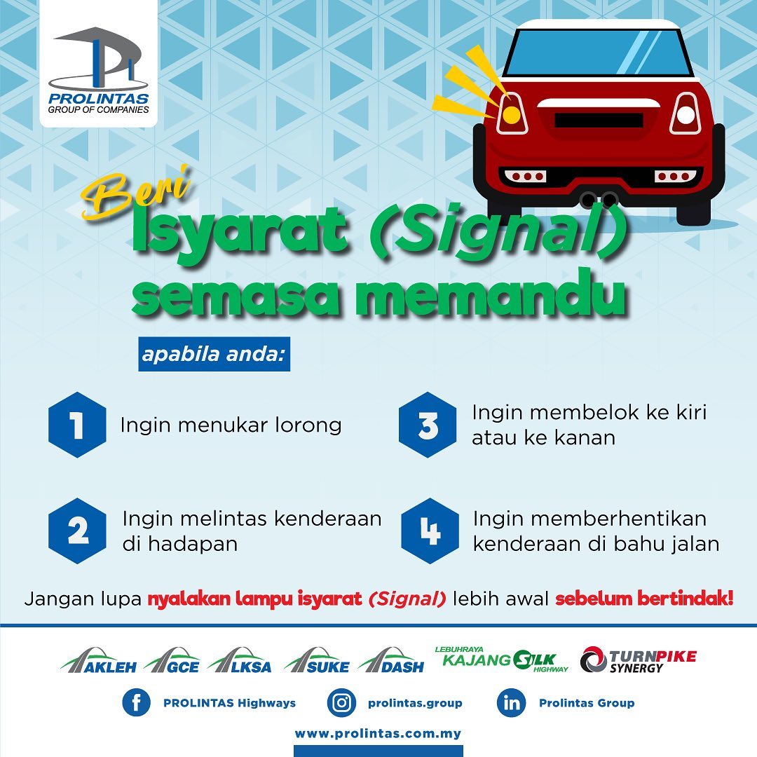 Beri Isyarat (Signal) semasa memandu