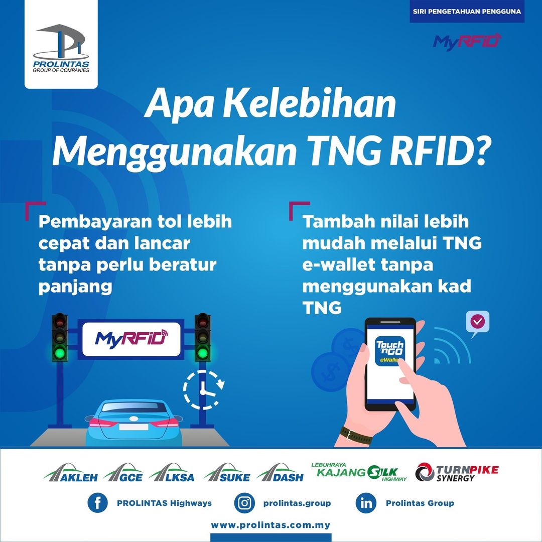 Apa kelebihan Menggunakan TNG RFID?
