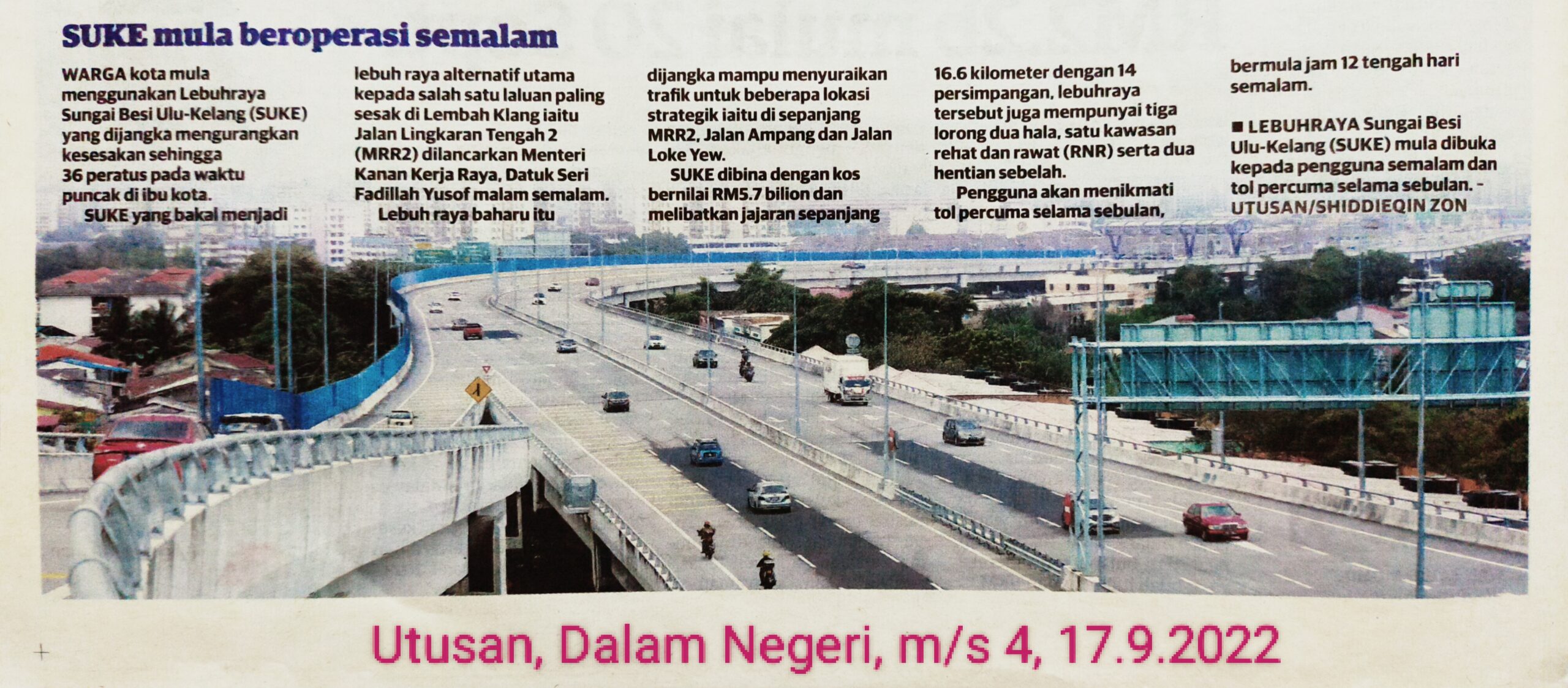 Utusan | SUKE mula beroperasi semalam