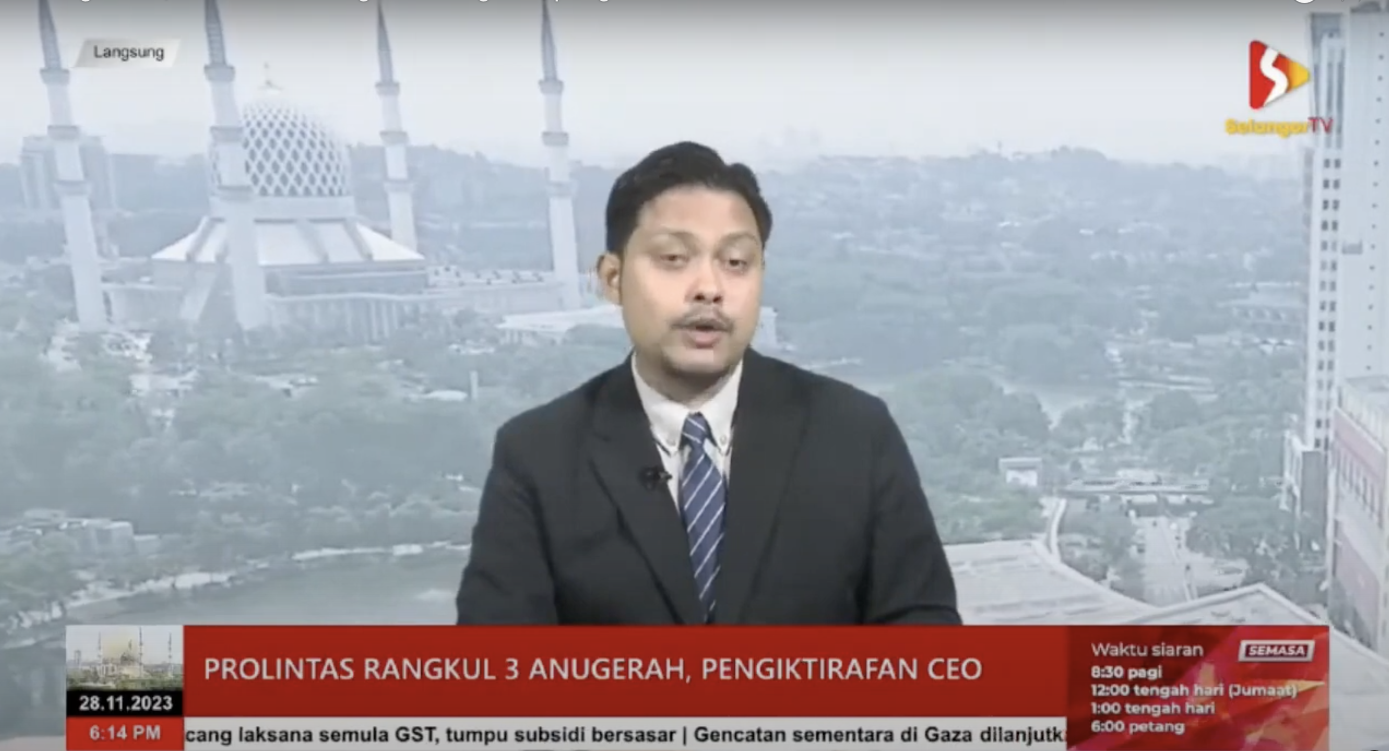 Selangor TV | PROLINTAS rangkul 3 anugerah, pengiktirafan CEO