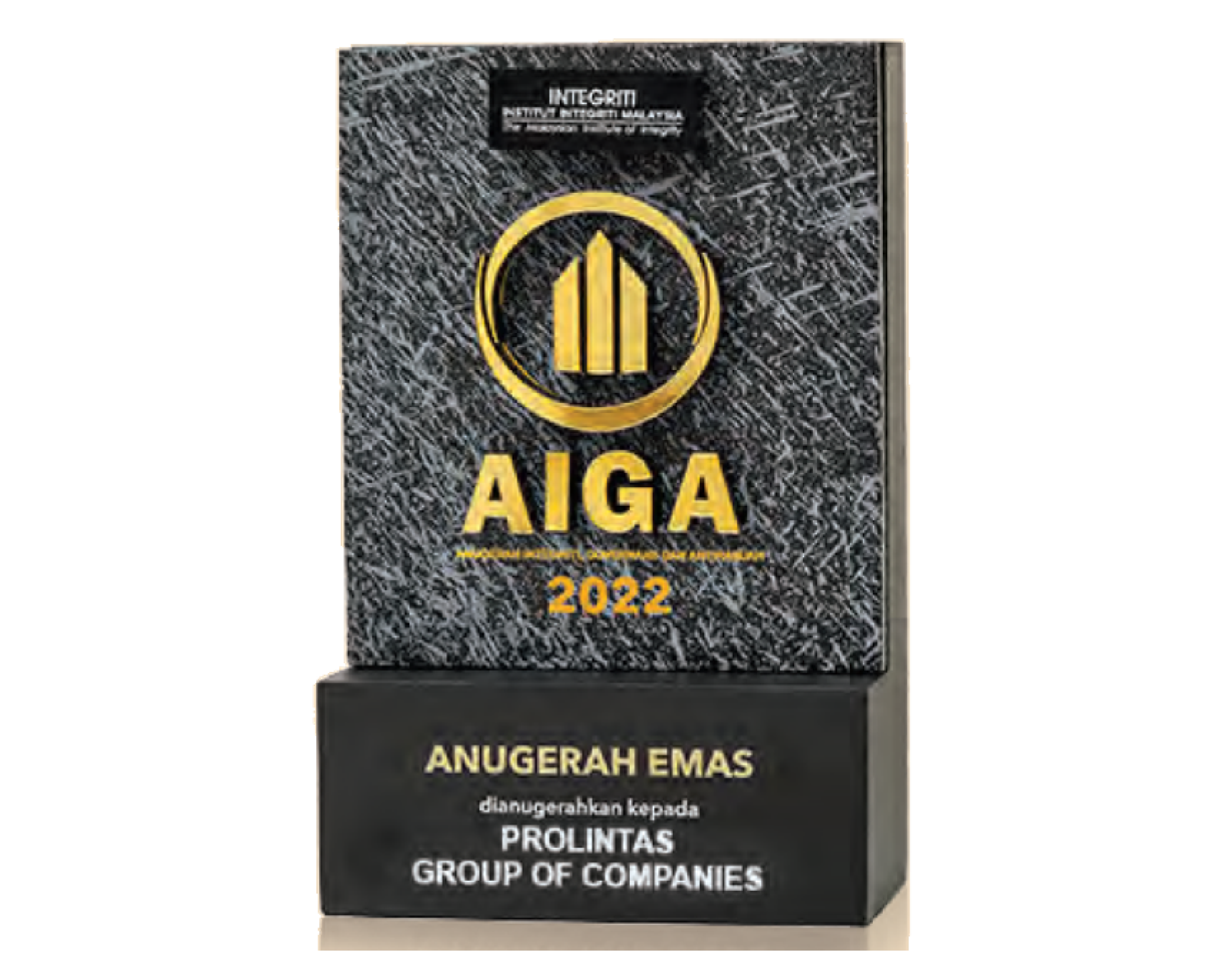 PROLINTAS HISTORIC WIN AT (AIGA), GOLD AWARD Image